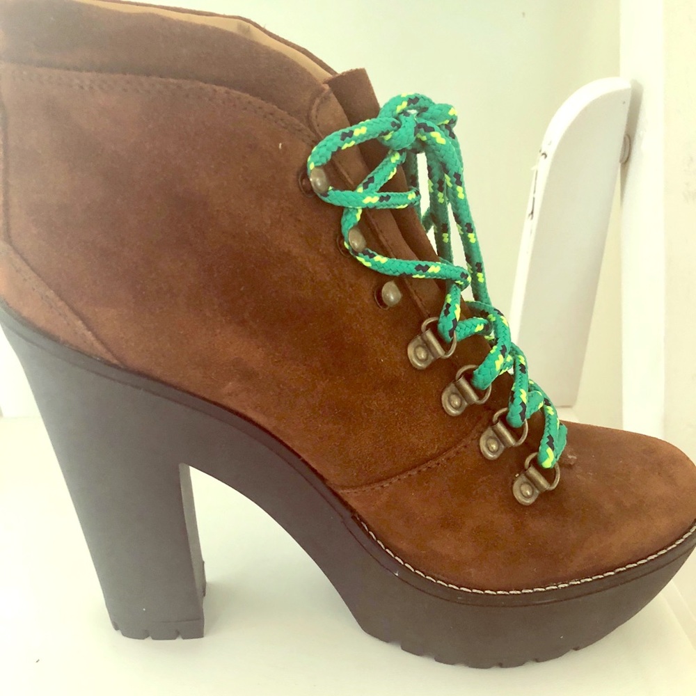 Ralph Lauren Suede Helene Bootie
